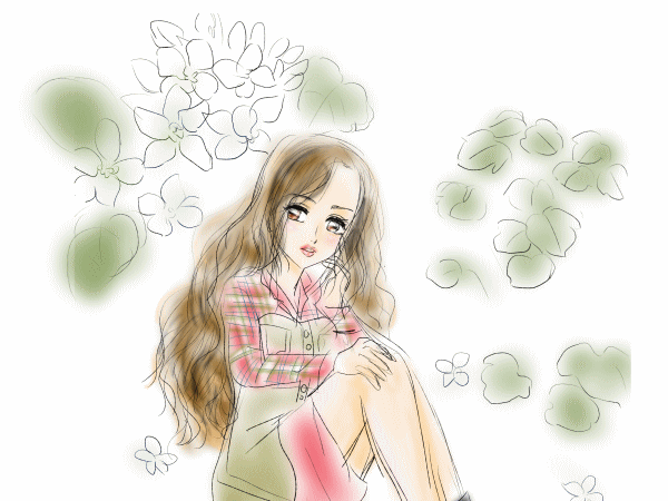 誕生花の女の子