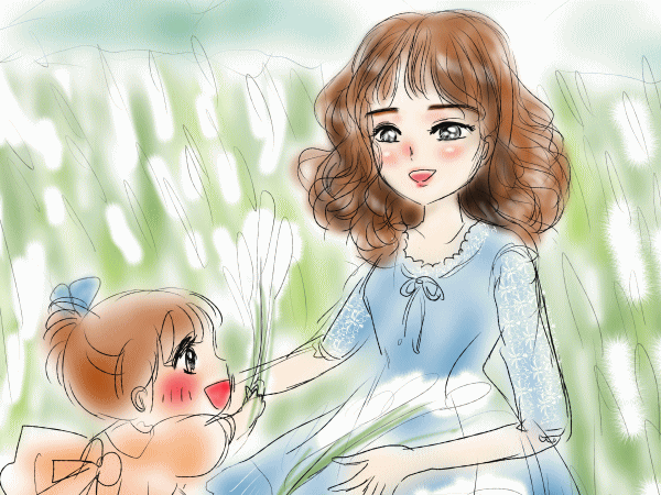 誕生花の女の子