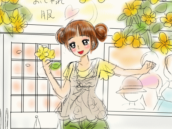誕生花の女の子
