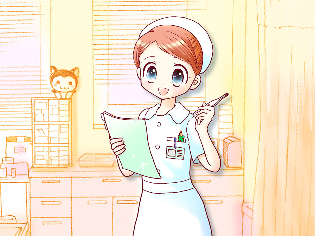 看護師(Nurse)職業のイメージイラスト