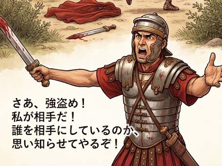 二人の兵士と強盗