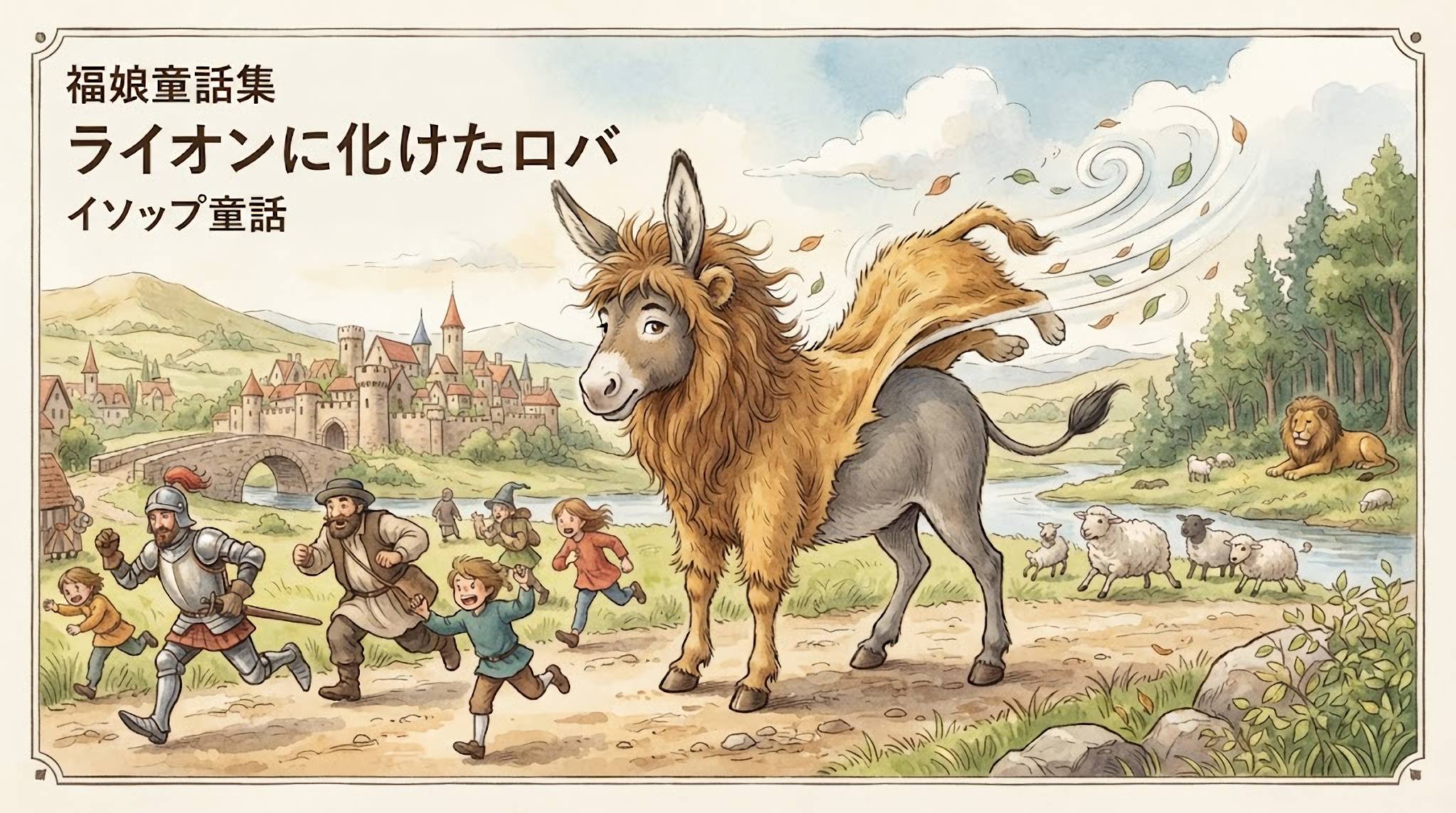 ライオンに化けたロバ