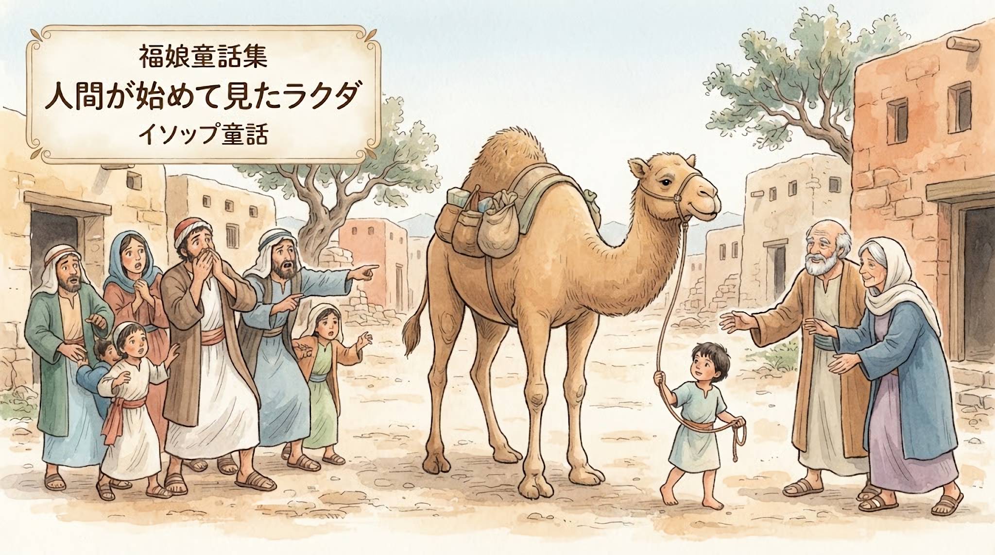 人間が始めて見たラクダ