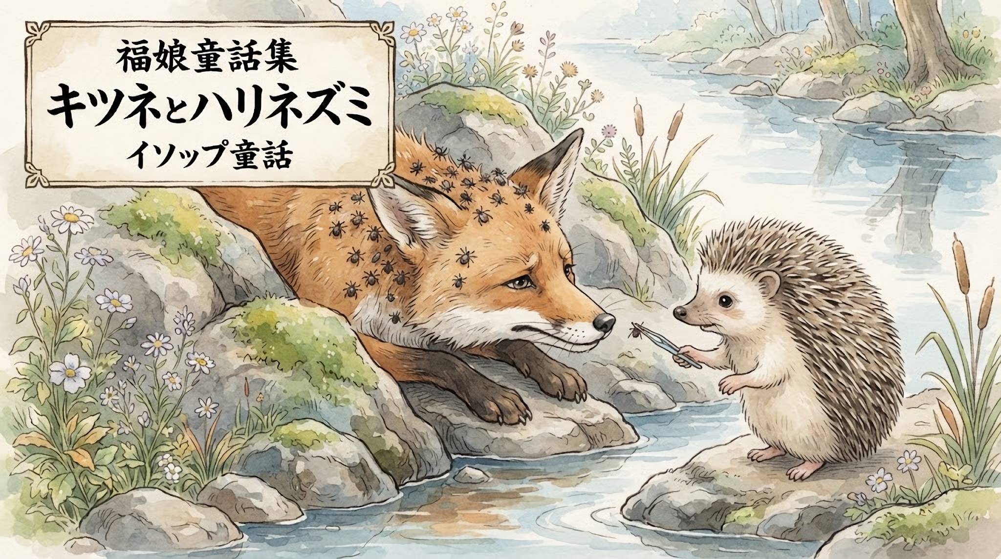 キツネとハリネズミ