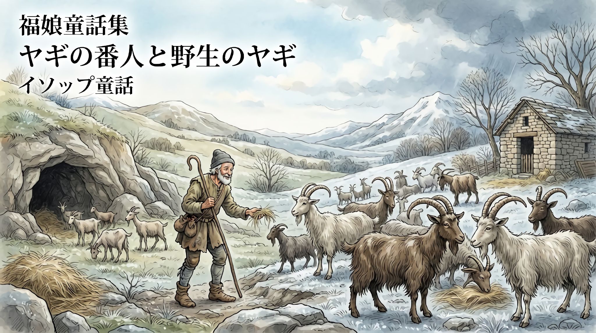 ヤギの番入と野生のヤギ
