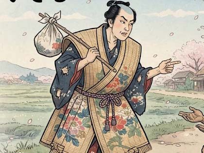 故郷(こきょう)に錦（にしき）をかざる
