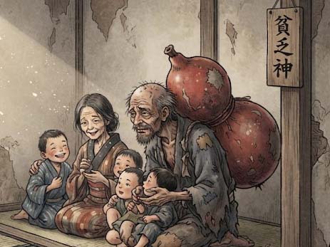 貧乏神へのごちそう