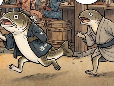 かじかと、どじょうと、金魚