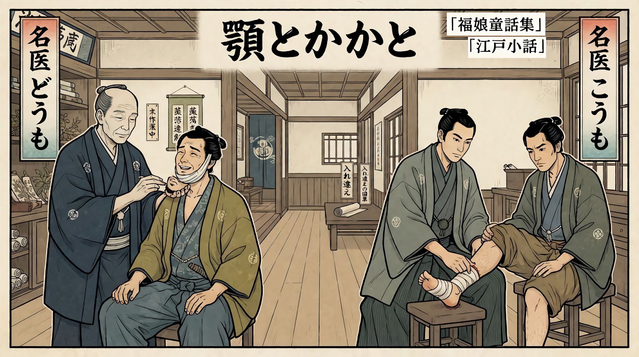 あごとかかと