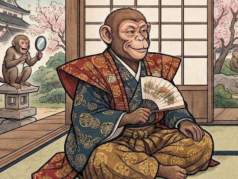 サルがにる