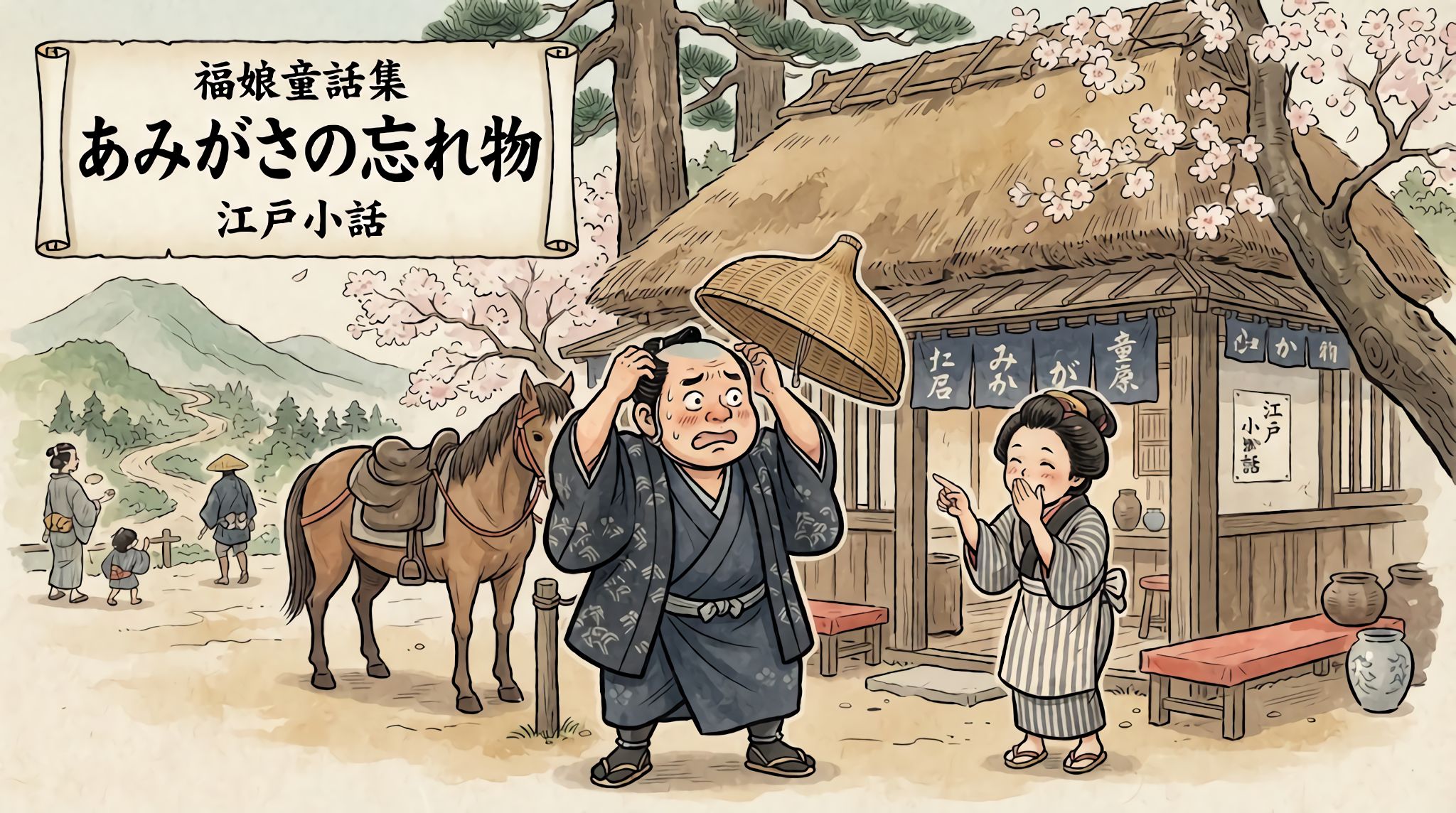 あみがさの忘れ物