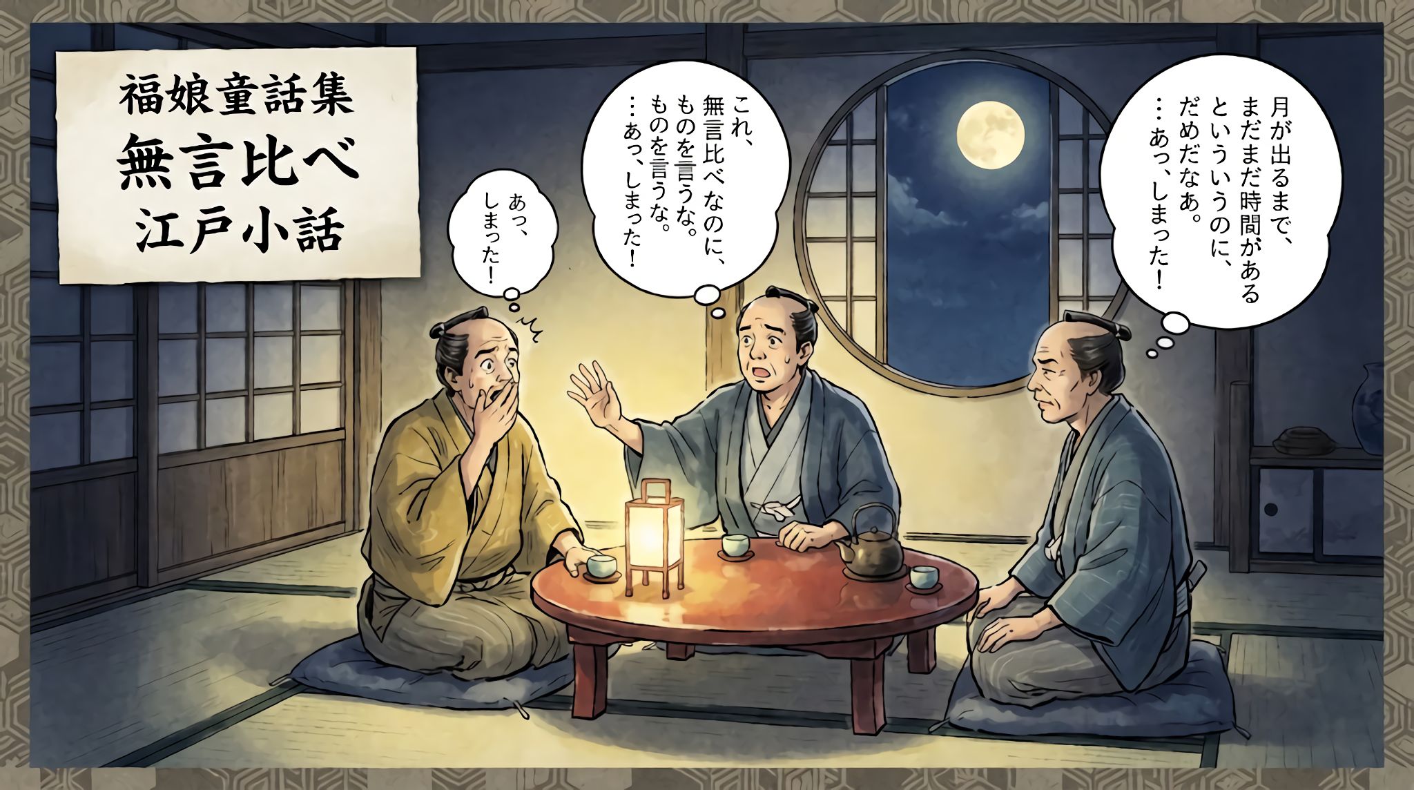 無言比べ