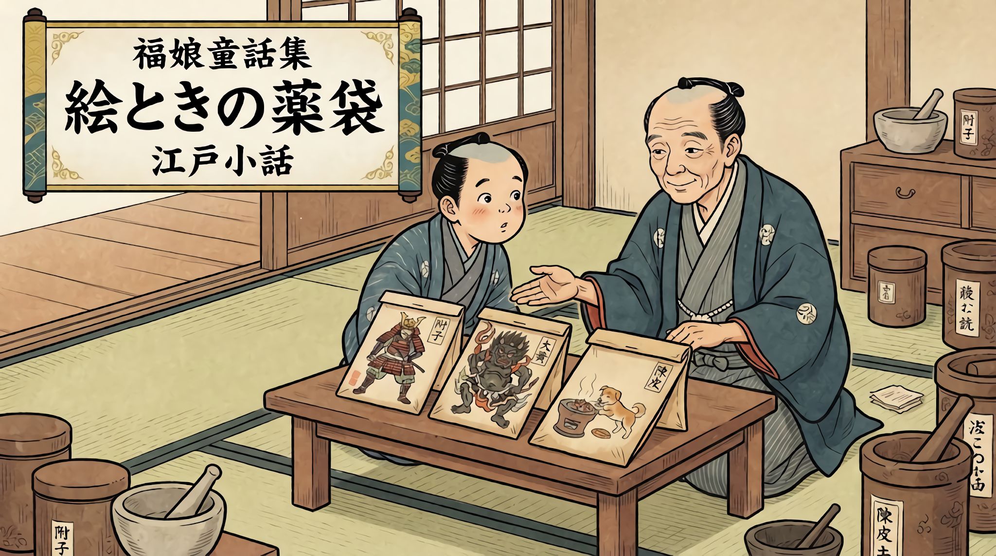 絵ときの薬袋