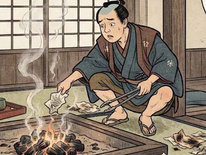親父をやいたせがれ
