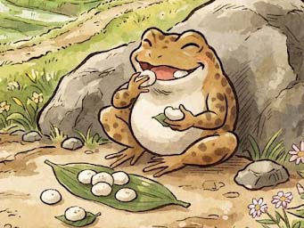 サルとヒキガエル