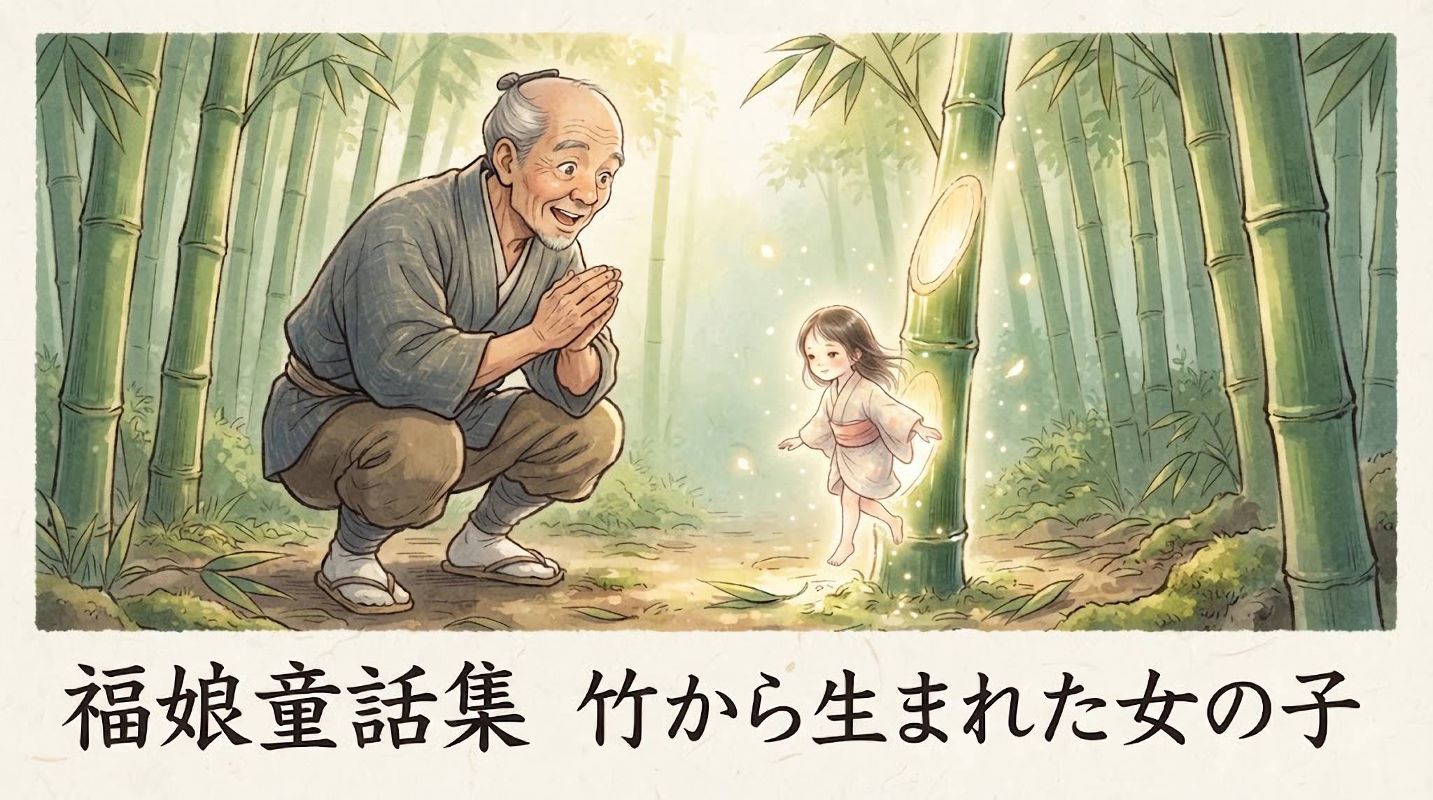 竹から生まれた女の子