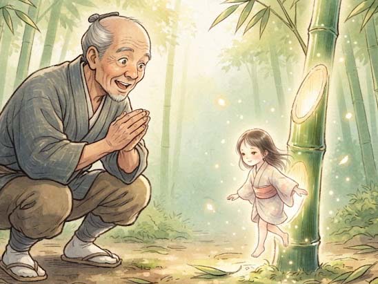 竹から生まれた女の子