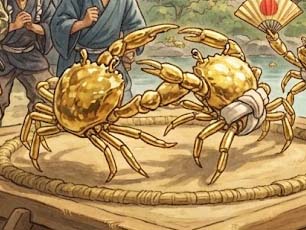 カニの相撲