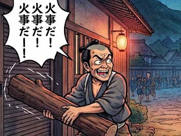 火事の知らせ方