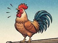 ニワトリのお告げ