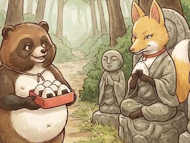 タヌキとキツネ