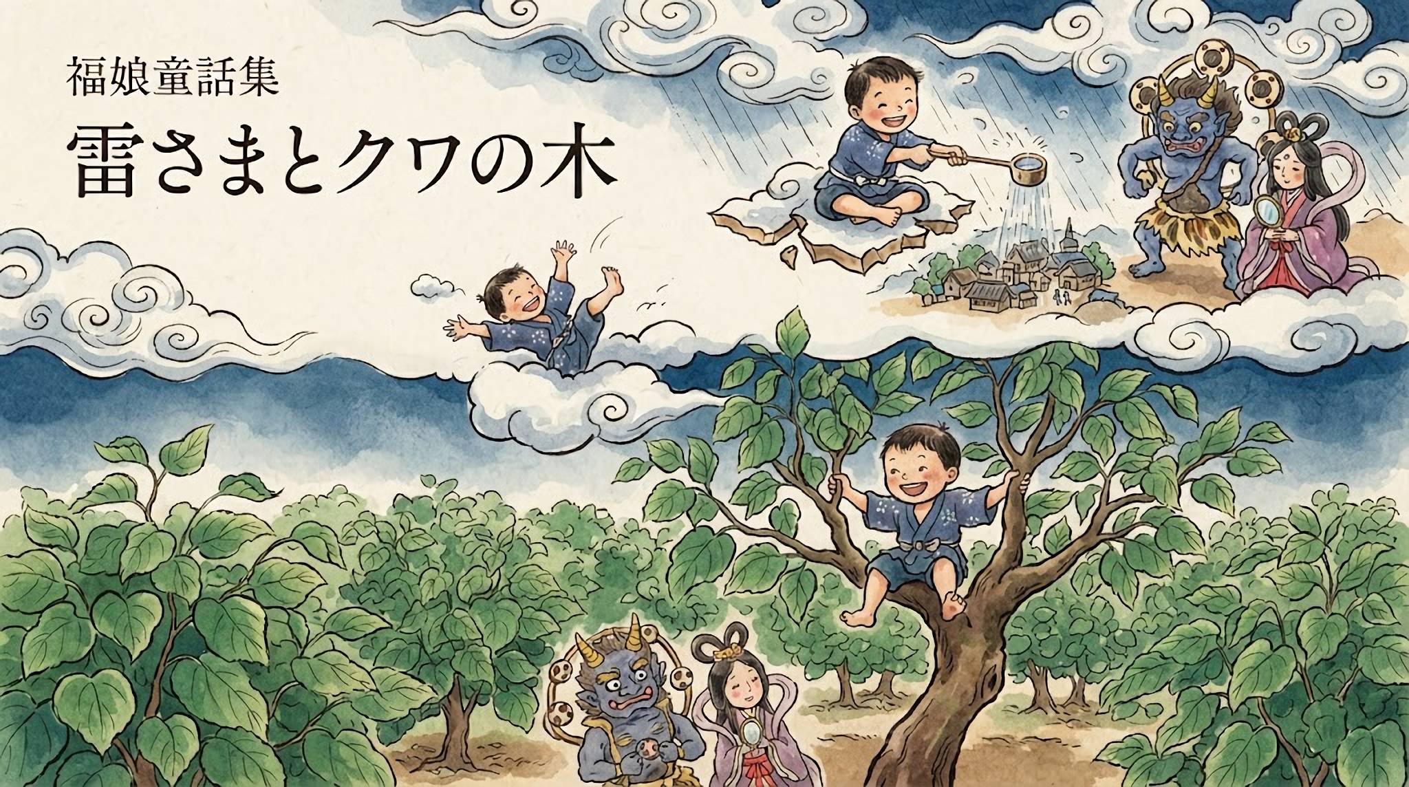 雷さまとクワの木