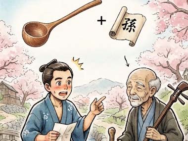 杓の底抜け子の子の左衛門
