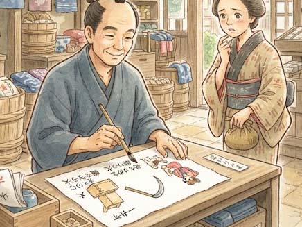 なぞなぞ絵手紙