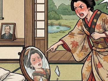 鏡の中の親父