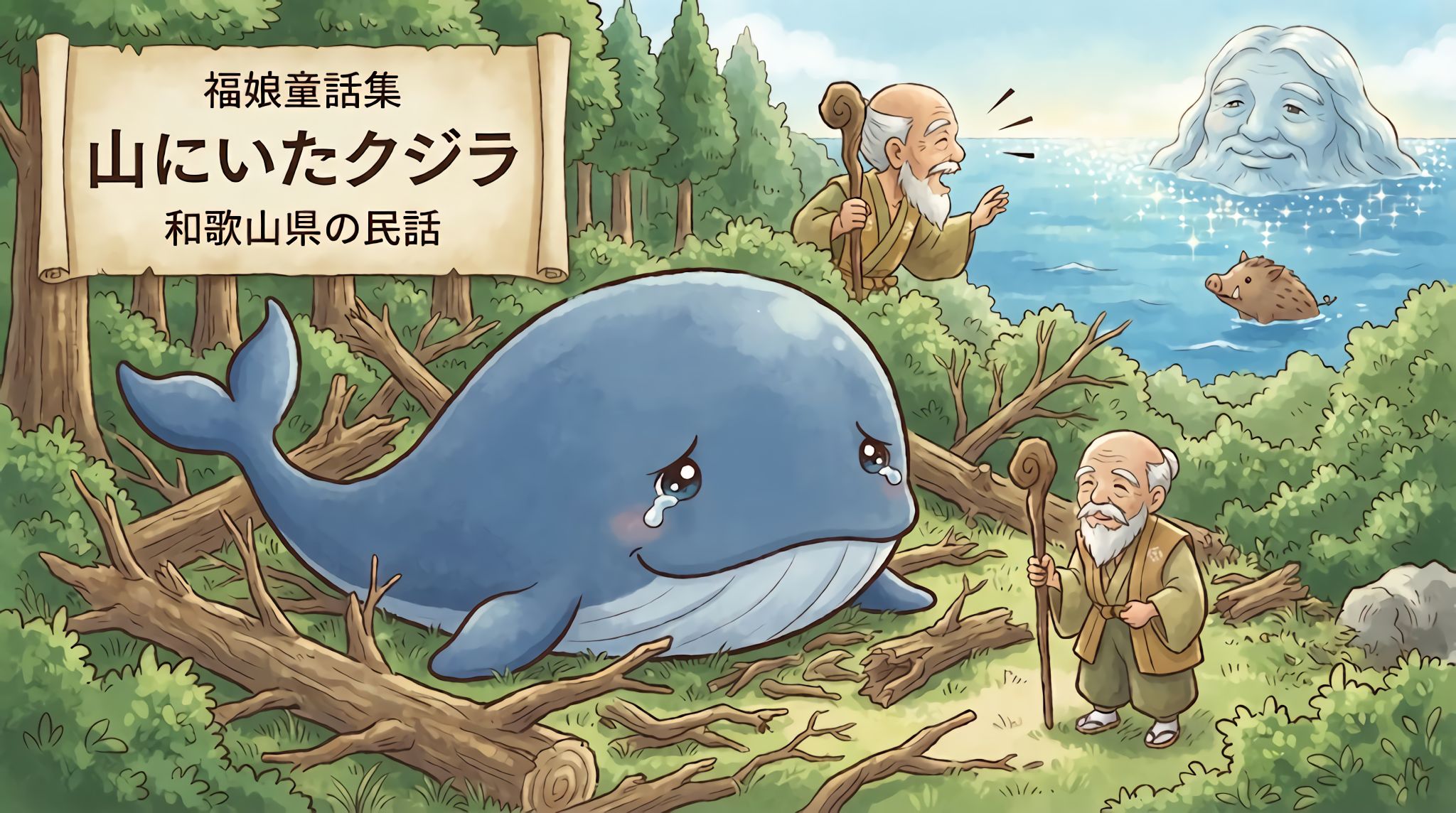 山にいたクジラ