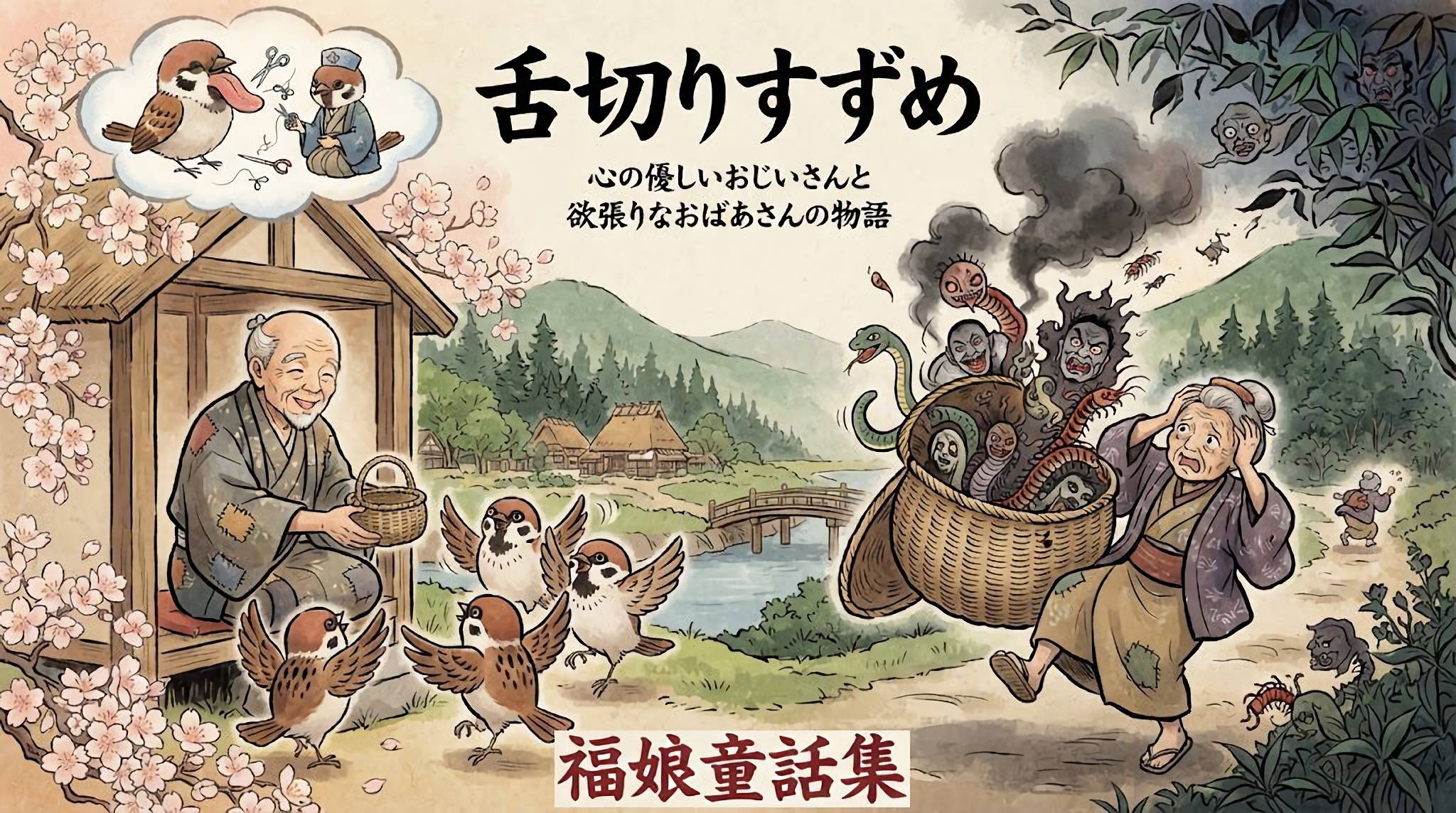 舌切り雀(したきりスズメ)