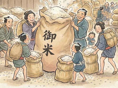 一袋の米
