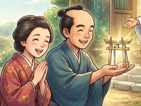 金の鳥居(とりい)