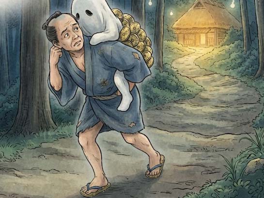 おんぶお化け