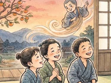風小僧と子どもたち
