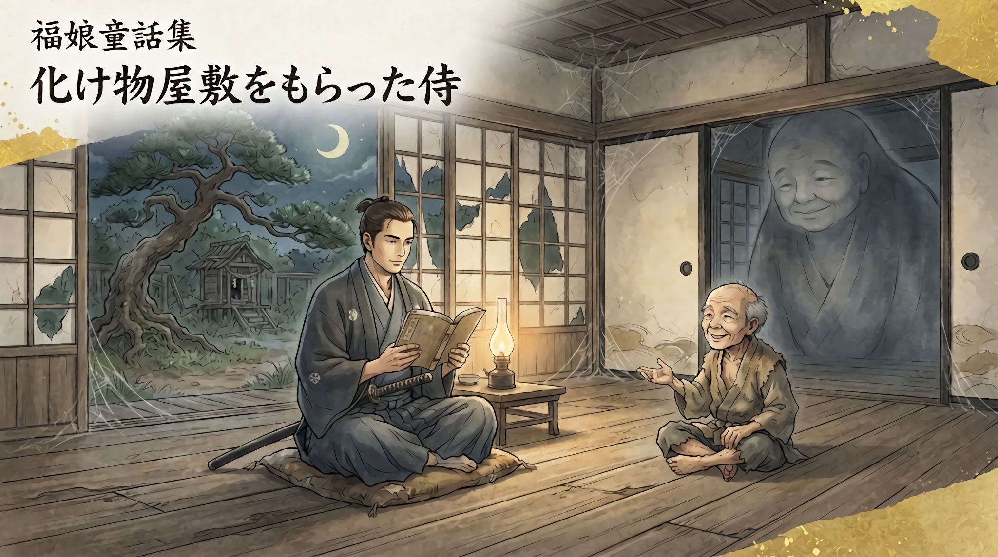 化け物屋敷をもらった侍