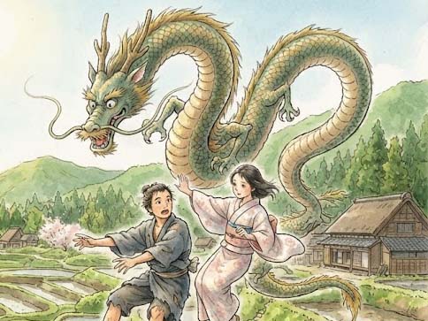 竜から落ちた神さま