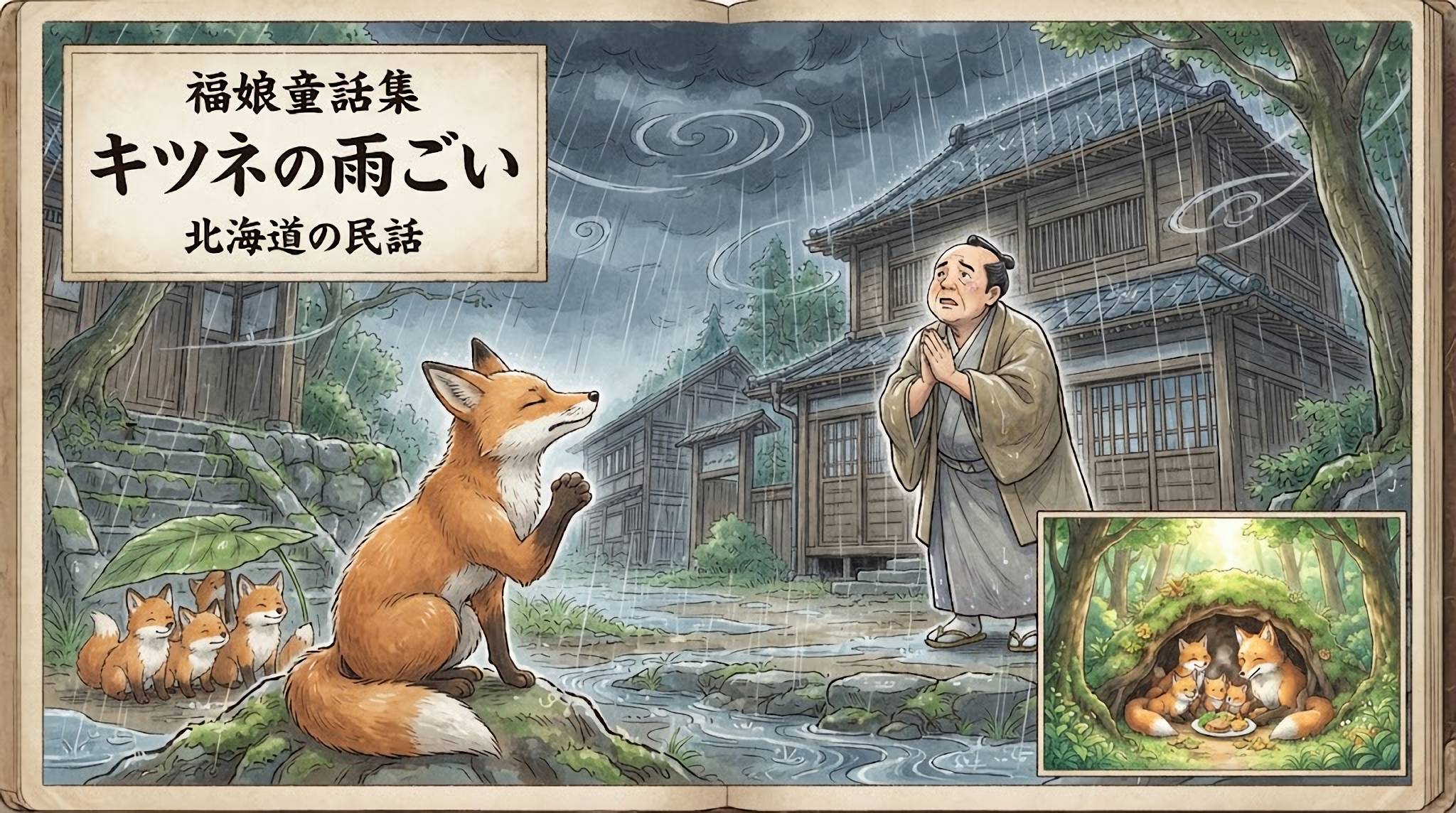 キツネの雨ごい