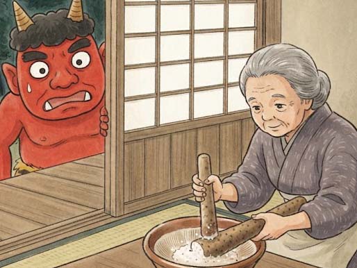 鬼と長芋