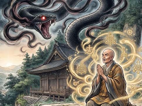 黒瀧寺(くろたきじ)の大蛇　弘法話