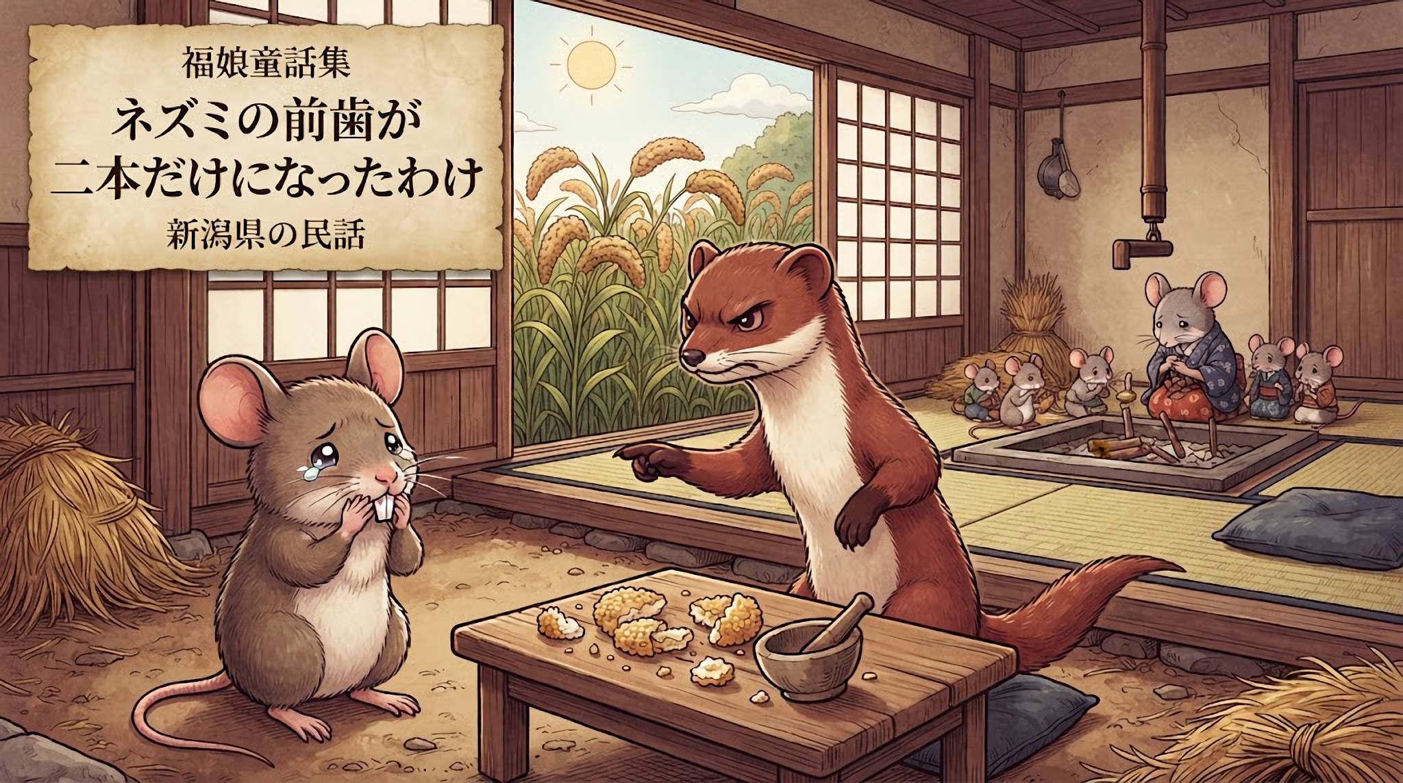 ネズミの前歯が、二本だけになったわけ