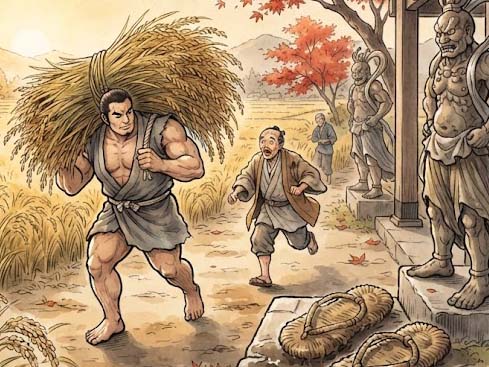 長者の心を変えた仁王さま