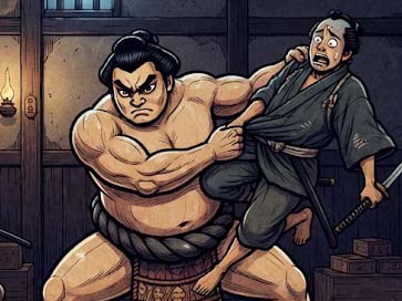 相撲取り人形