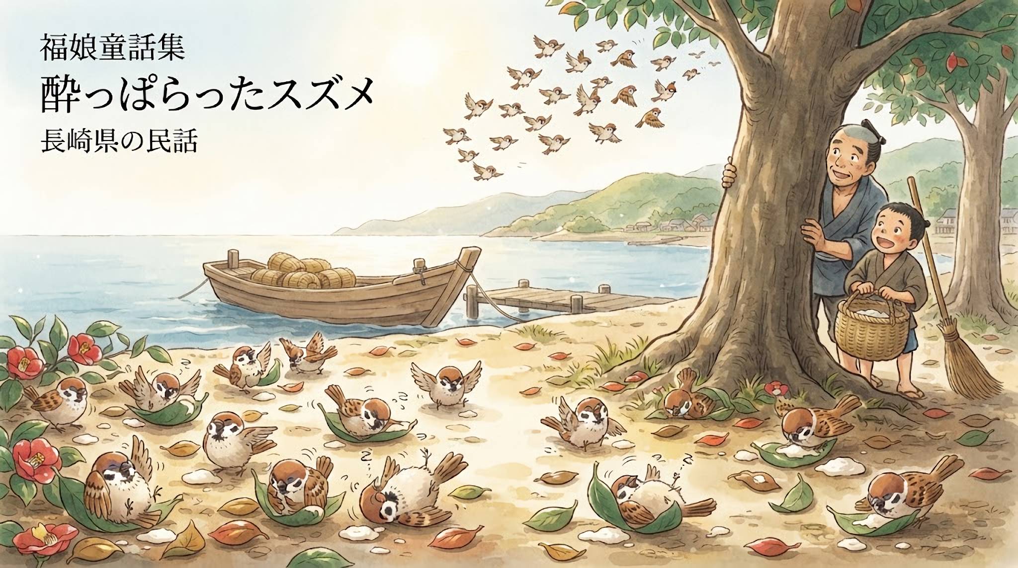 酔っぱらったスズメ
