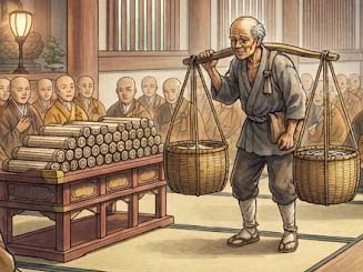 不思議なサバ売り