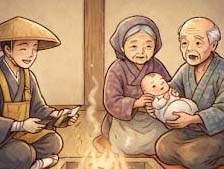 赤児の授かり小判