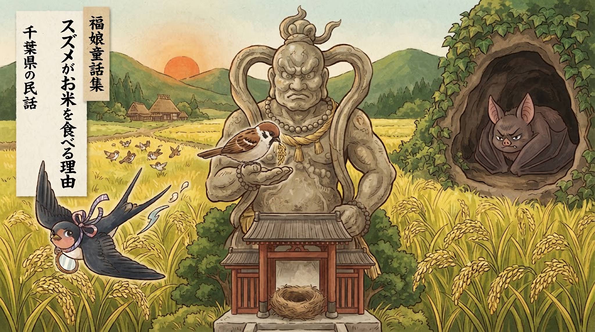 スズメがお米を食べる理由