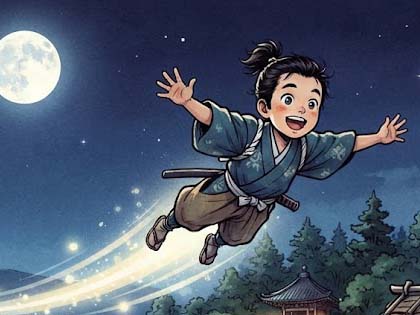 ふるさとへ飛んだ侍