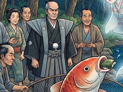 命ごいに来たコイ