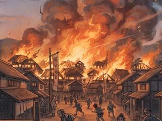 大火事を知らせた男